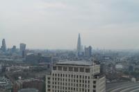 The Shard, im Hintergrund Isle of Dogs/Canary Wharf