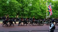 046 London, Generalprobe der Parade zum Queens-Geburtstag
