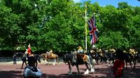 050 London, Generalprobe der Parade zum Queens-Geburtstag