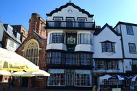 123 Exeter, altes Fachwerk in der Domfreihait