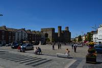 279 Nordwales, Caernarfon, Marktplatz