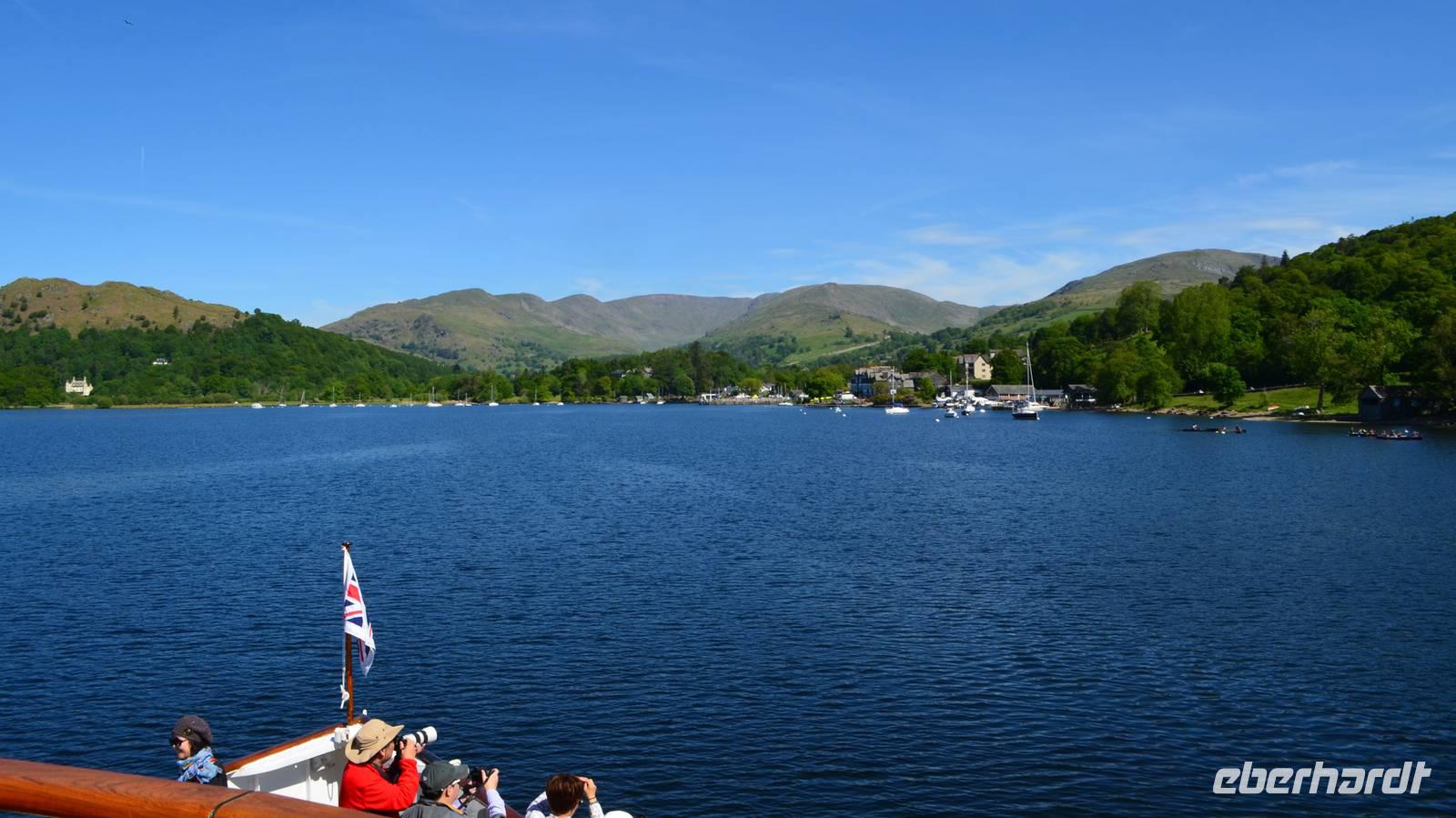 370 Lake Destrict, Schifffahrt auf dem Lake Windermere, Ambleside