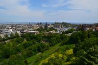 408 Edinburgh, Blick vom Castle zum Calton Hill