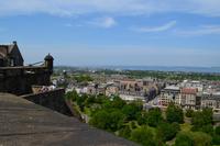 409 Edinburgh, Blick vom Castle zum Charlotte Square