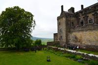 437 Schottland, Stirling Castle, Ehrensalut für die Queen