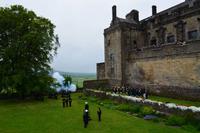 439 Schottland, Stirling Castle, Ehrensalut für die Queen