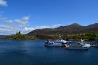 514 Schottland, Isle of Skye, Blick zum Kyleakin Castle