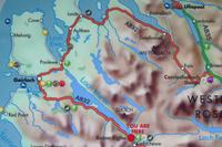 601 Schottland, Karte am Naturpark Beinn Eighe