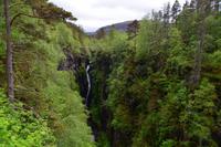 635 Schottland, Corrieshalloch Gorge, the Falls of Mesach