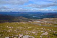 103 Cairngorm Mountain Railway, Aussicht von der Top-Station
