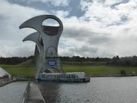 Falkirk Wheel - rotierende Schiffshebewerk