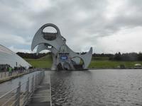Falkirk Wheel - rotierende Schiffshebewerk