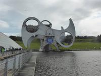 Falkirk Wheel - rotierende Schiffshebewerk
