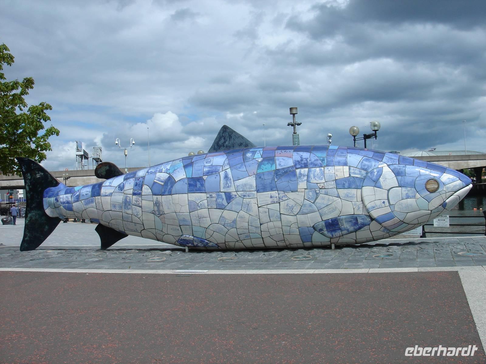 Der blaue Fisch von Belfast