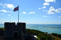 020 Dover Castle, Aussicht vom Keep