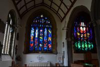 302 Plymouth, Minster St. Andrew, Glasfenster von John Piper und Patrick Reyntiens