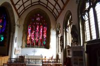 306 Plymouth, Minster St. Andrew, Glasfenster von John Piper und Patrick Reyntiens