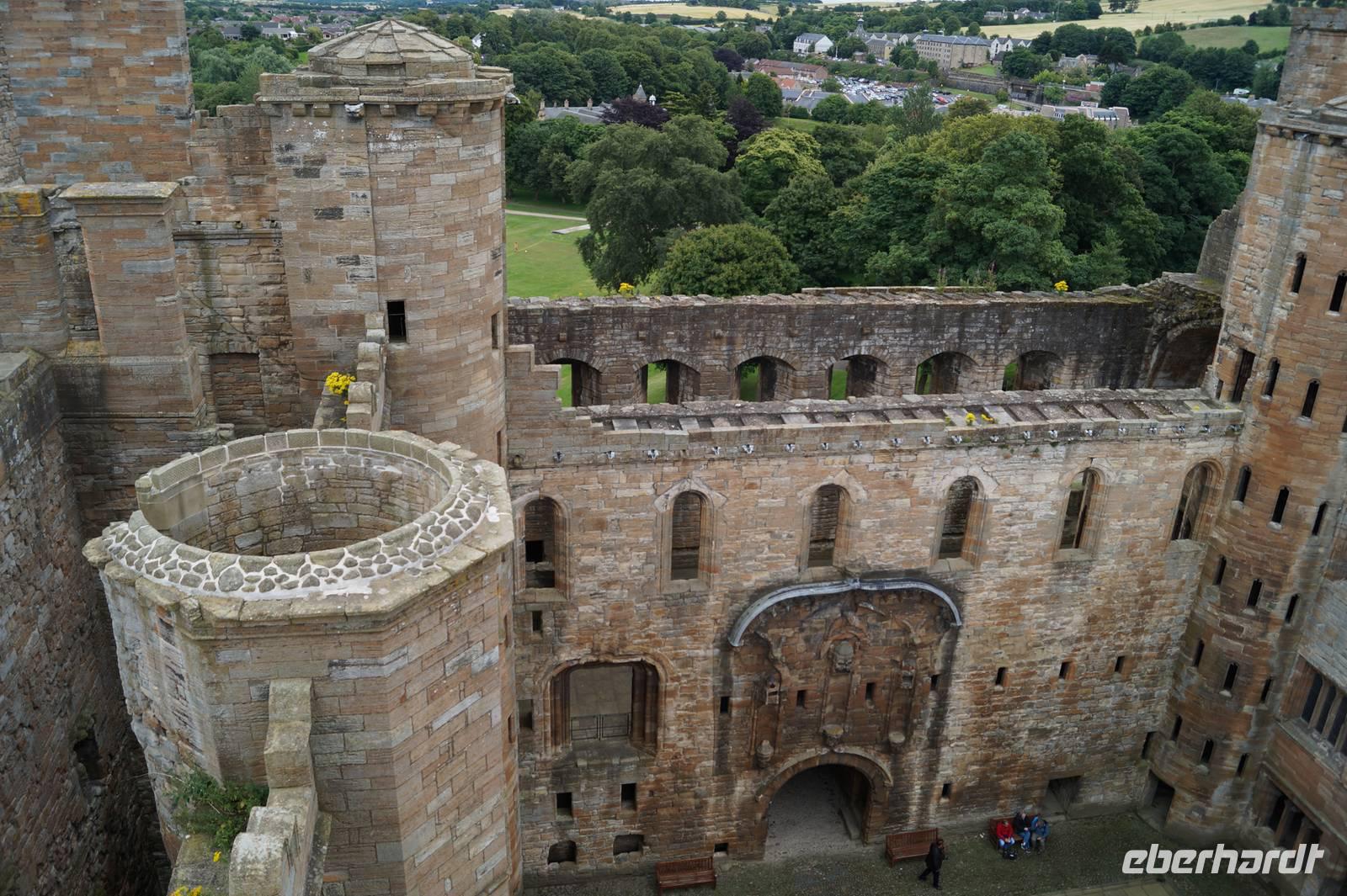 Linlithgow Palace vom Margareth'S Bower aus gesehen