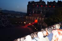 Edinburgh Castle und die Kapelle der chinesischen Volksbefreiungsarmee