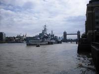 HMS Belfast und Towerbridge in London
