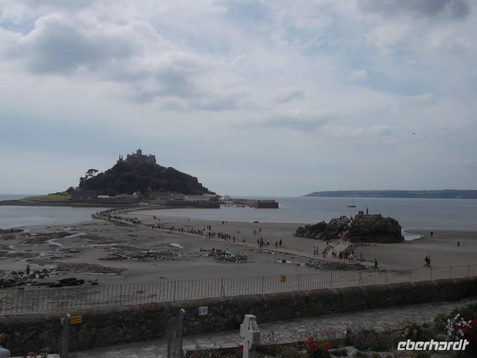 St. Michaels Mount mit Dammweg