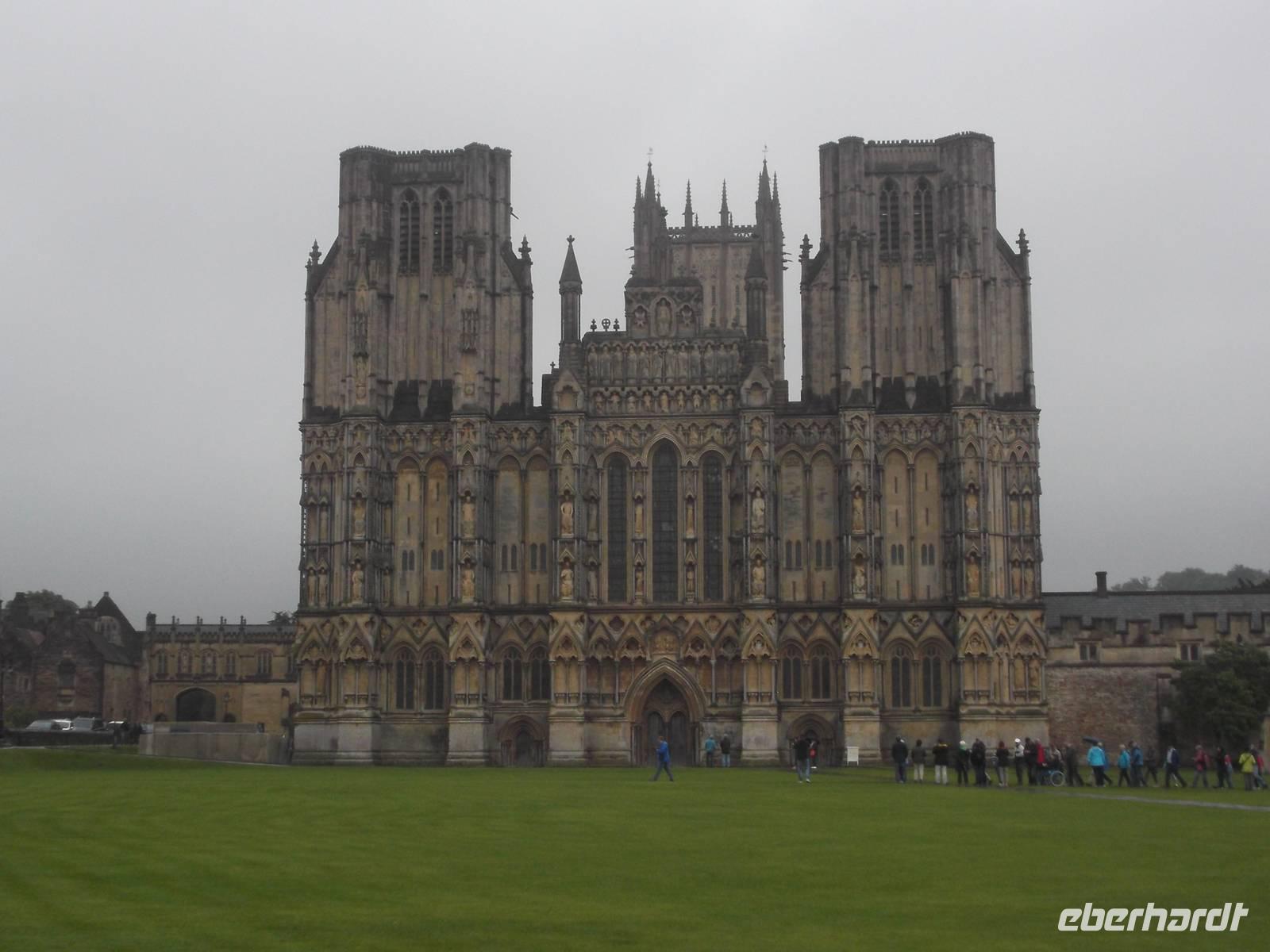Schirmfassade der Kathedrale von Wells
