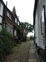 Schmale steile Gassen in Rye