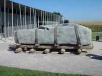 So könnte man die Steine bewegt haben. Stonehenge