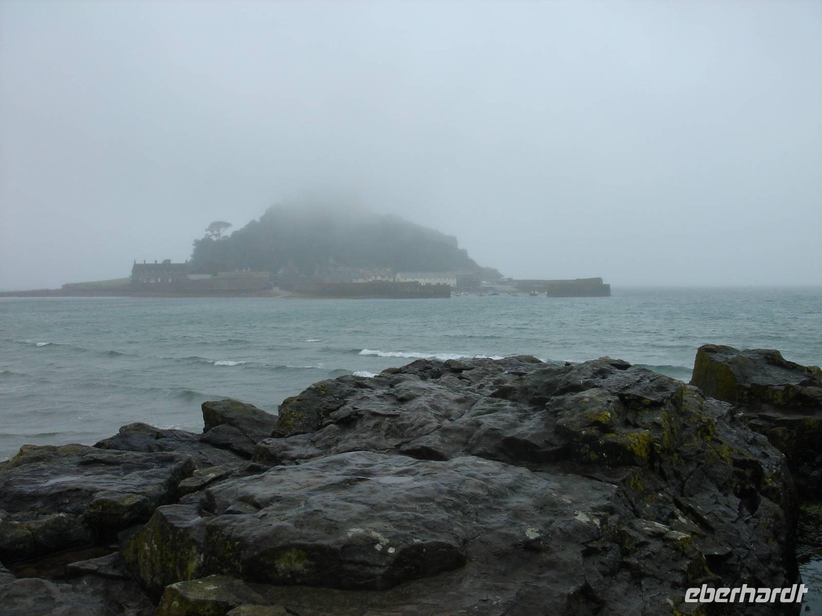 Der Berg verschwindet. St. Michels Mount