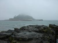 Der Berg verschwindet. St. Michels Mount