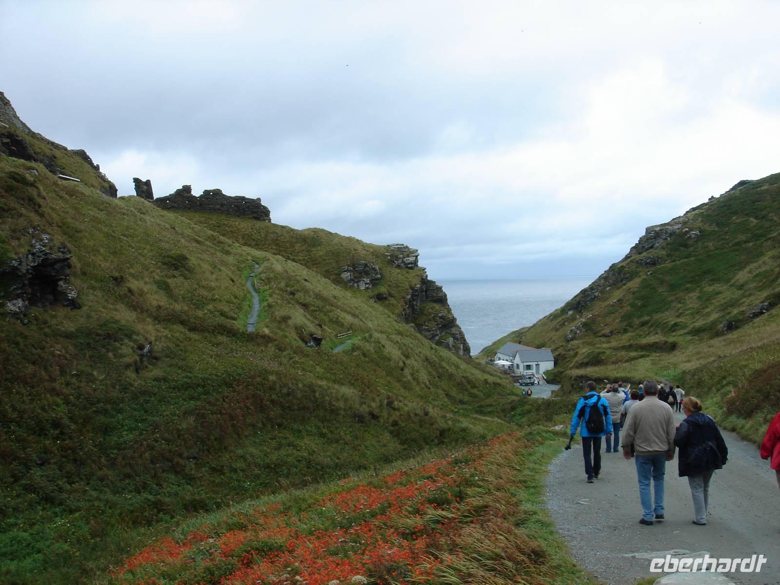 Auf dem Wege zum Tintagel Castle