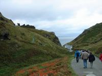 Auf dem Wege zum Tintagel Castle