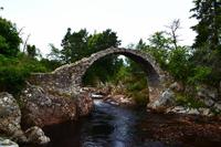0132 Carrbridge, älteste BPackpferdebrücke Schottlands