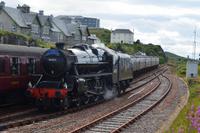 0166 Jacobite Steam Train, Mallaig Station