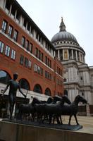 London, St. Pauls Cathedral vom Paternoster Square