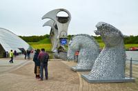 303 Falkirk Wheel und die Kelpies