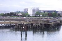 Bei der Rückfahrt von der Isle of Wight