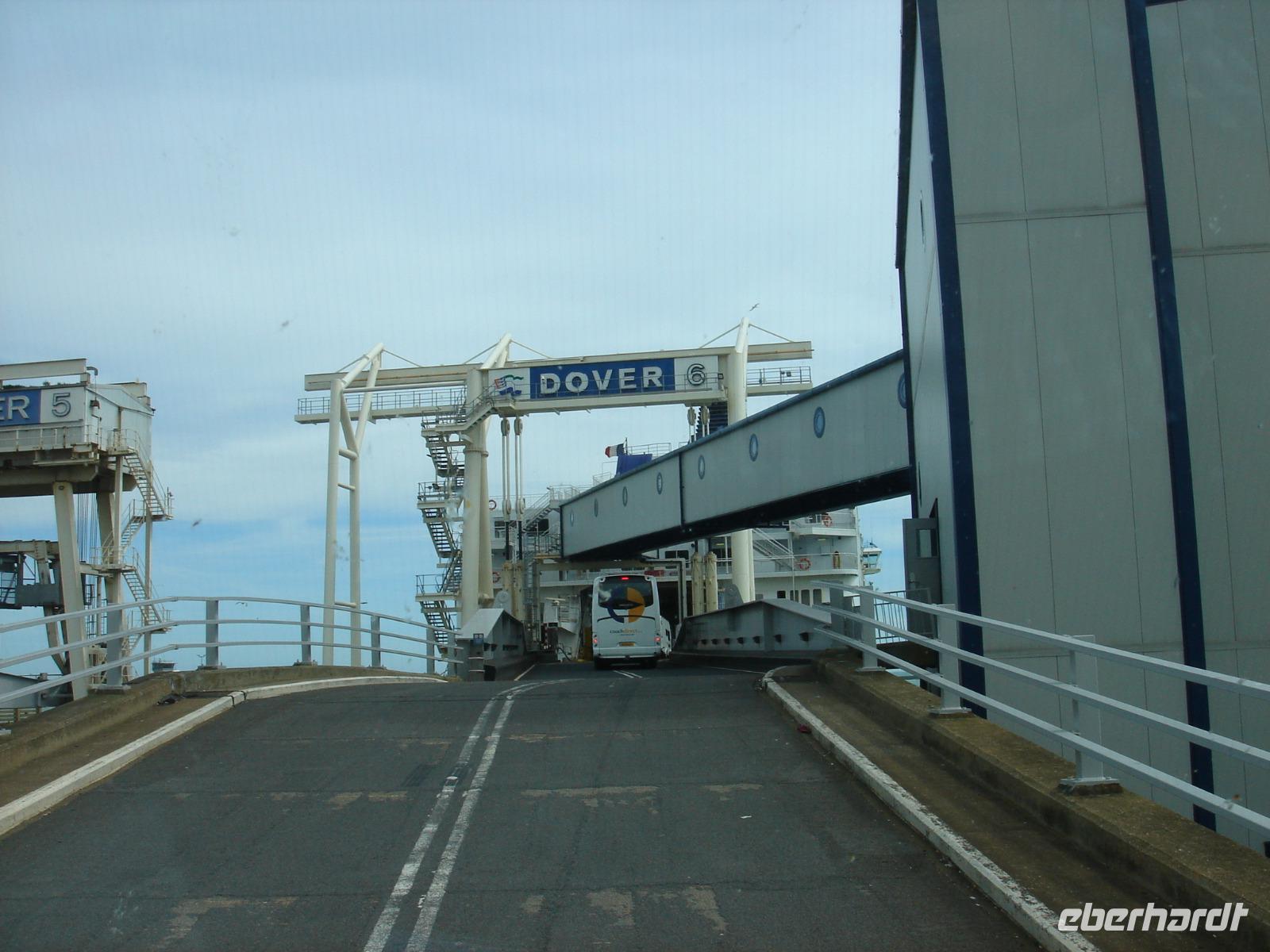 An Bord zur Rückfahrt nach Frankreich
