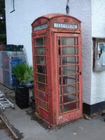 Telefonzelle der alten Post in Postbridge