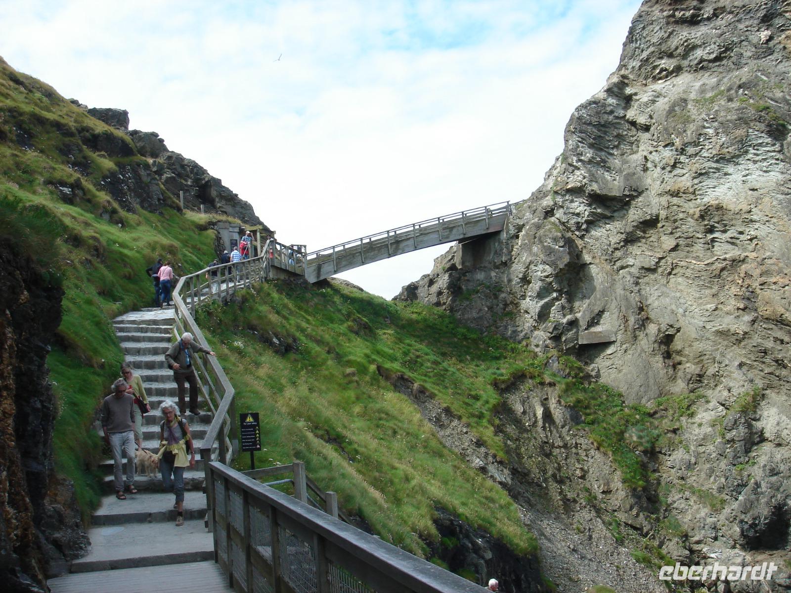 Aufstieg zum Tintagle Castle