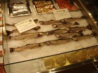 Frisches Fischangebot in Bilbury