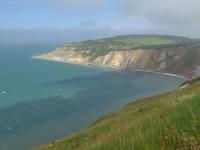 Aufstieg zum Aussichtpunkt der Needles 