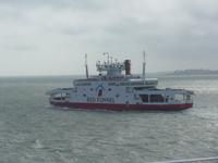 Rückfahrt von Isle of Weight mit Fährschiff