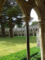 Blick aus dem Kreuzgang 