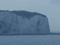 Steilküste bei Dover auf Rückfahrt nach Calais
