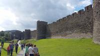 Die Stadtmauer von Conwy 
