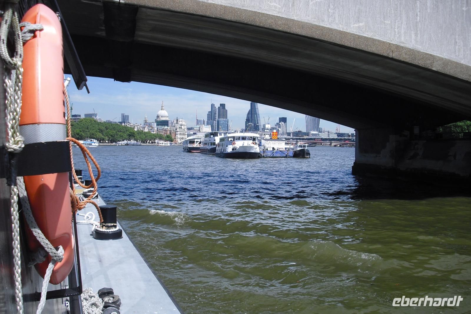 Bootsfahrt auf der Themse