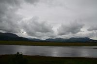 170 Porthmadog, Blick von der Ffestiniog Railway in die Snowdon Mountains