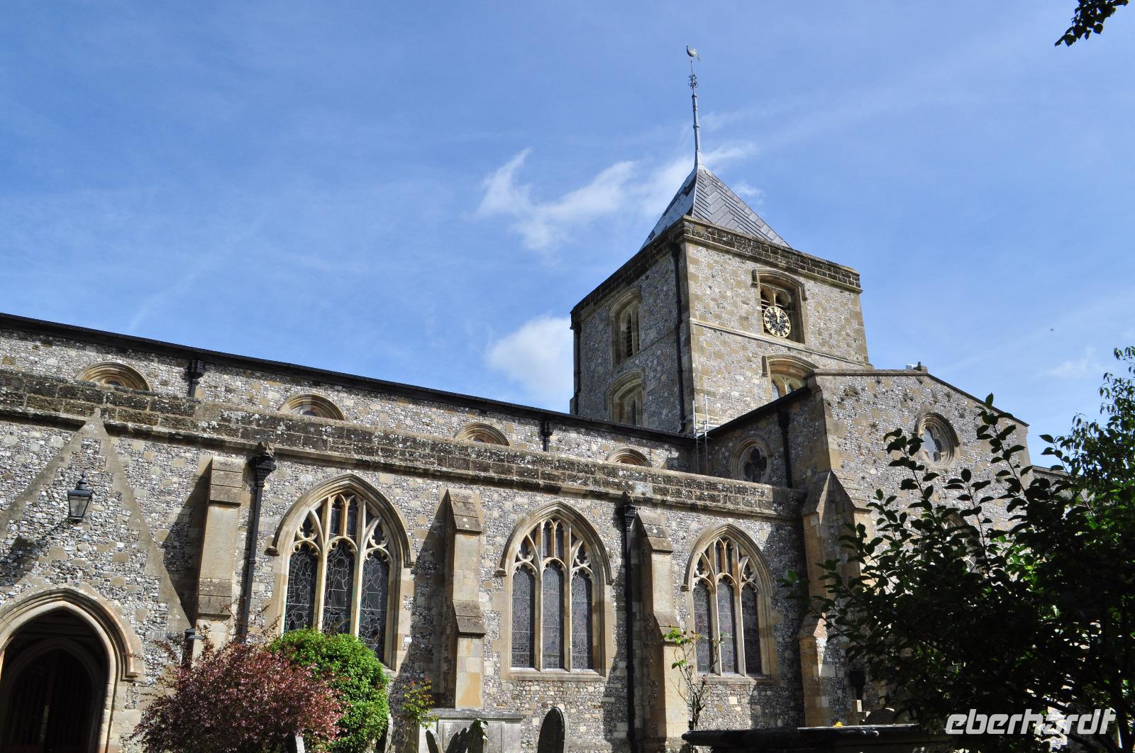 Arundel - Parish Church St. Nicholas - Pfarrkirche St. Nikolaus - Ein Gebäude-Zwei Kirchen