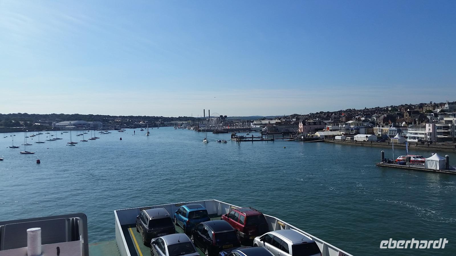 Fähre zur Isle of Wight über die Meerenge Solent